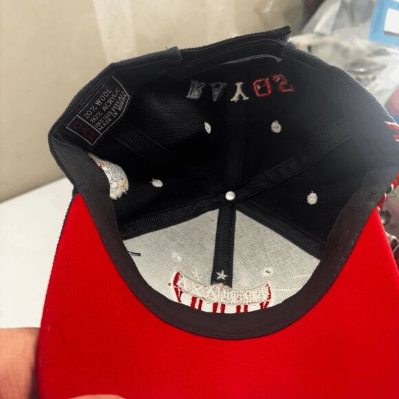 Necaxa Rayos Embroidered Black Soccer Cap Futbol Liga MX New without Tags - Picture 8 of 8